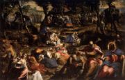 Tintoretto: The Jews in the Desert - A zsidók a sivatagban